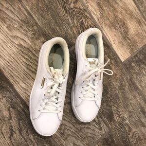 Puma white sneakers